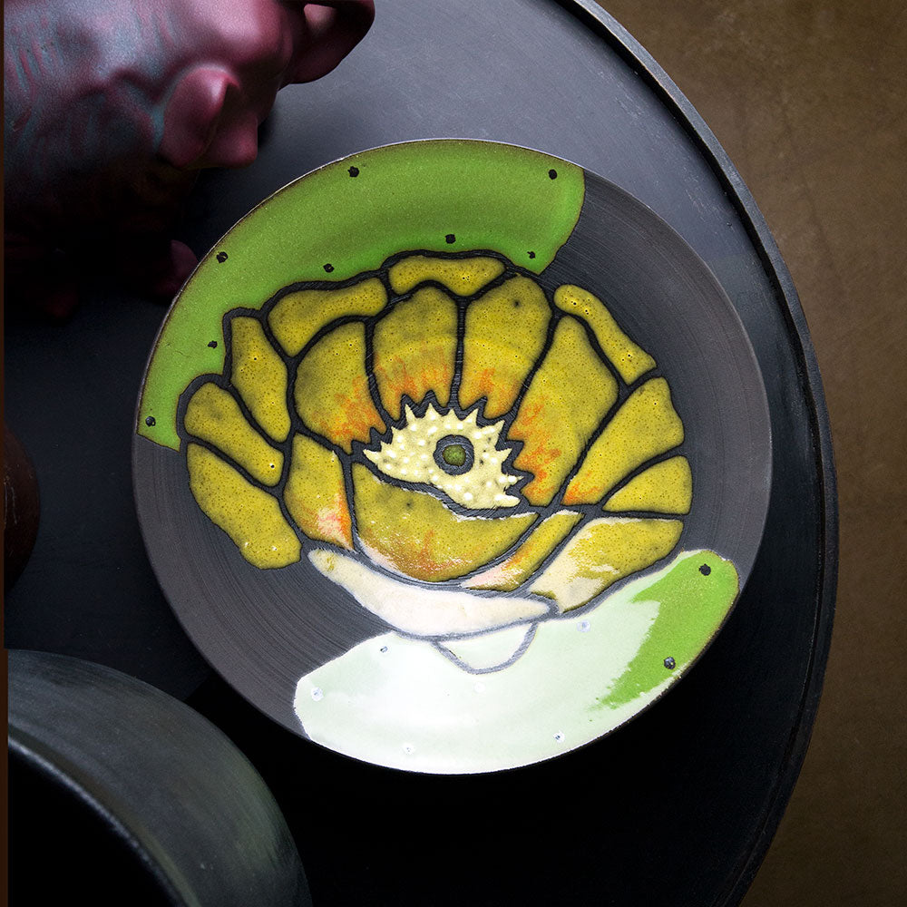 Blooming Prickly Pear Bowl