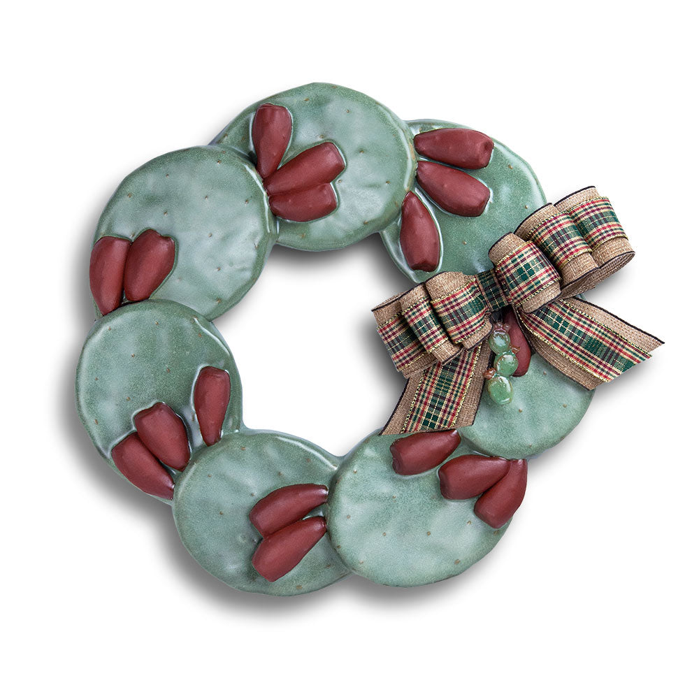 Ceramic Christmas Wreaths 16 Inch