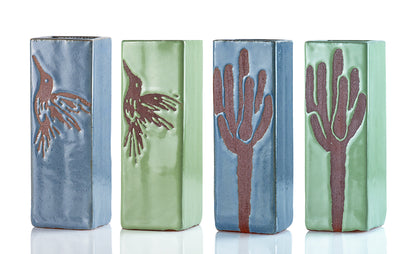 Square Bud Vases
