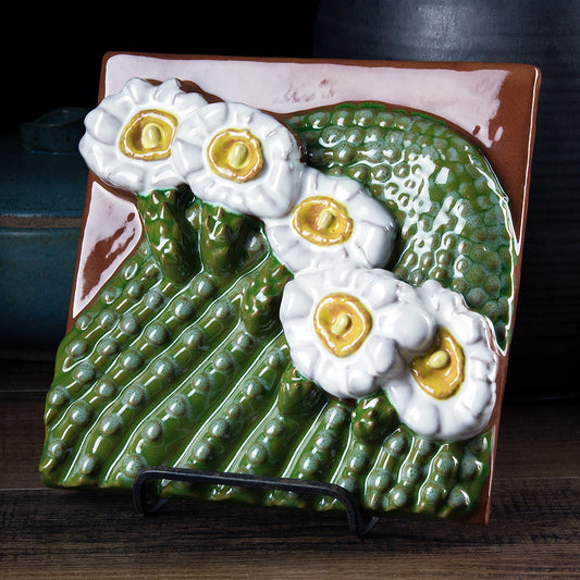 Desert Botanical Tiles 7.5" Terracotta