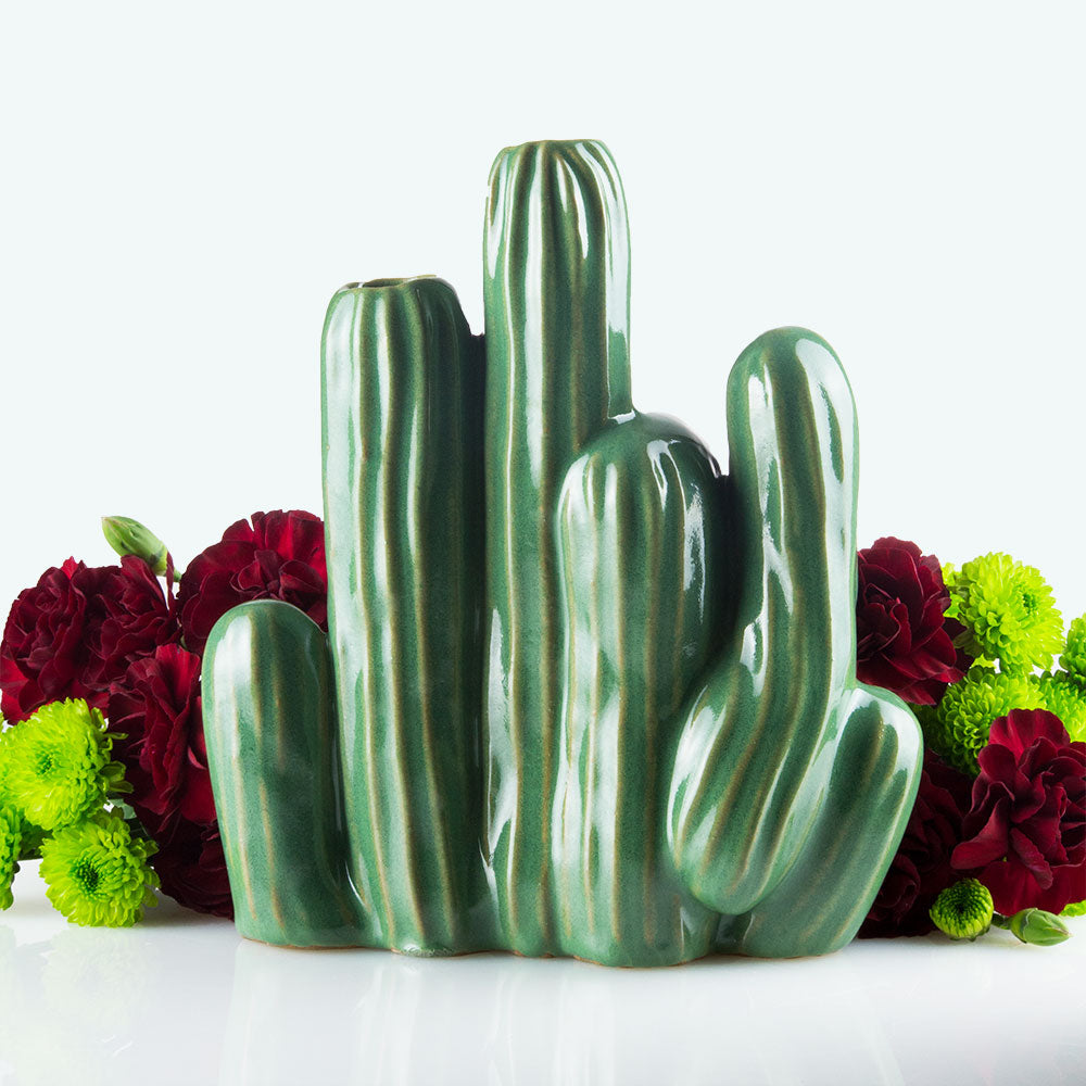 Sculpted Saguaro Bud Vase